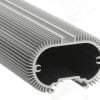 Kühlkörper Aluminiumprofil SVETOCH SOLO mit Führungsschienen zur Aufhängung und Befestigung